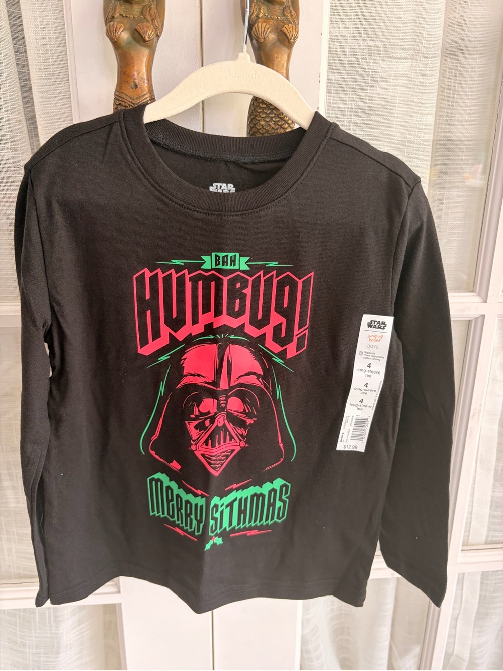 💚❤️ Star Wars Darth Vader Merry Sithmas Shirt Boys 4